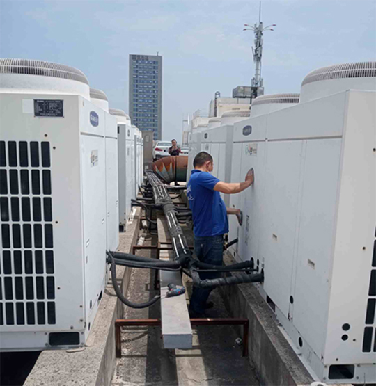 谯城中央空调制热和不制冷系统维修方法